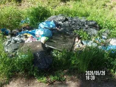 Nielegalne odpady w Lesie Chełmy. Sprawca zapłacił 500 zł